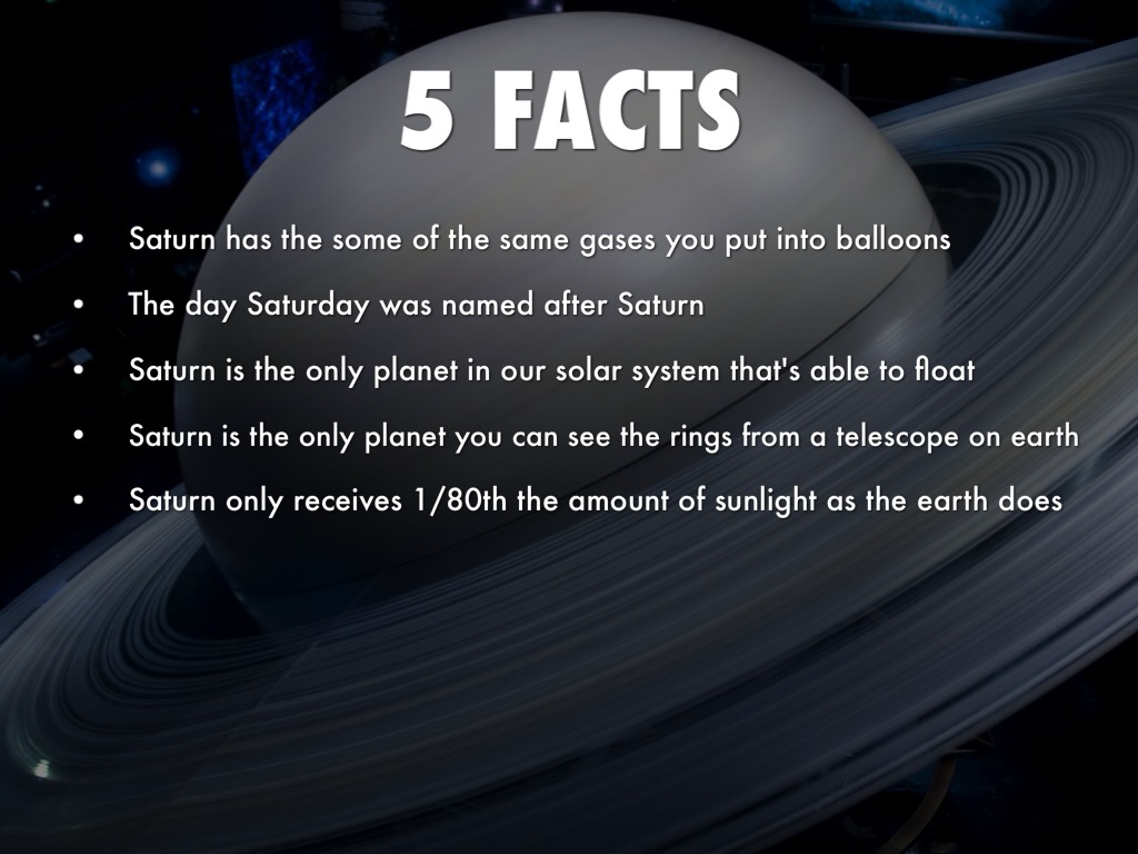 5 Interesting Facts About Saturn 5 Interesting Facts About Saturn