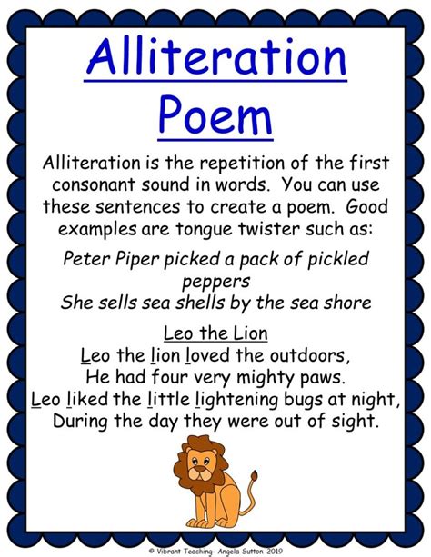 Alliteration In Poetry