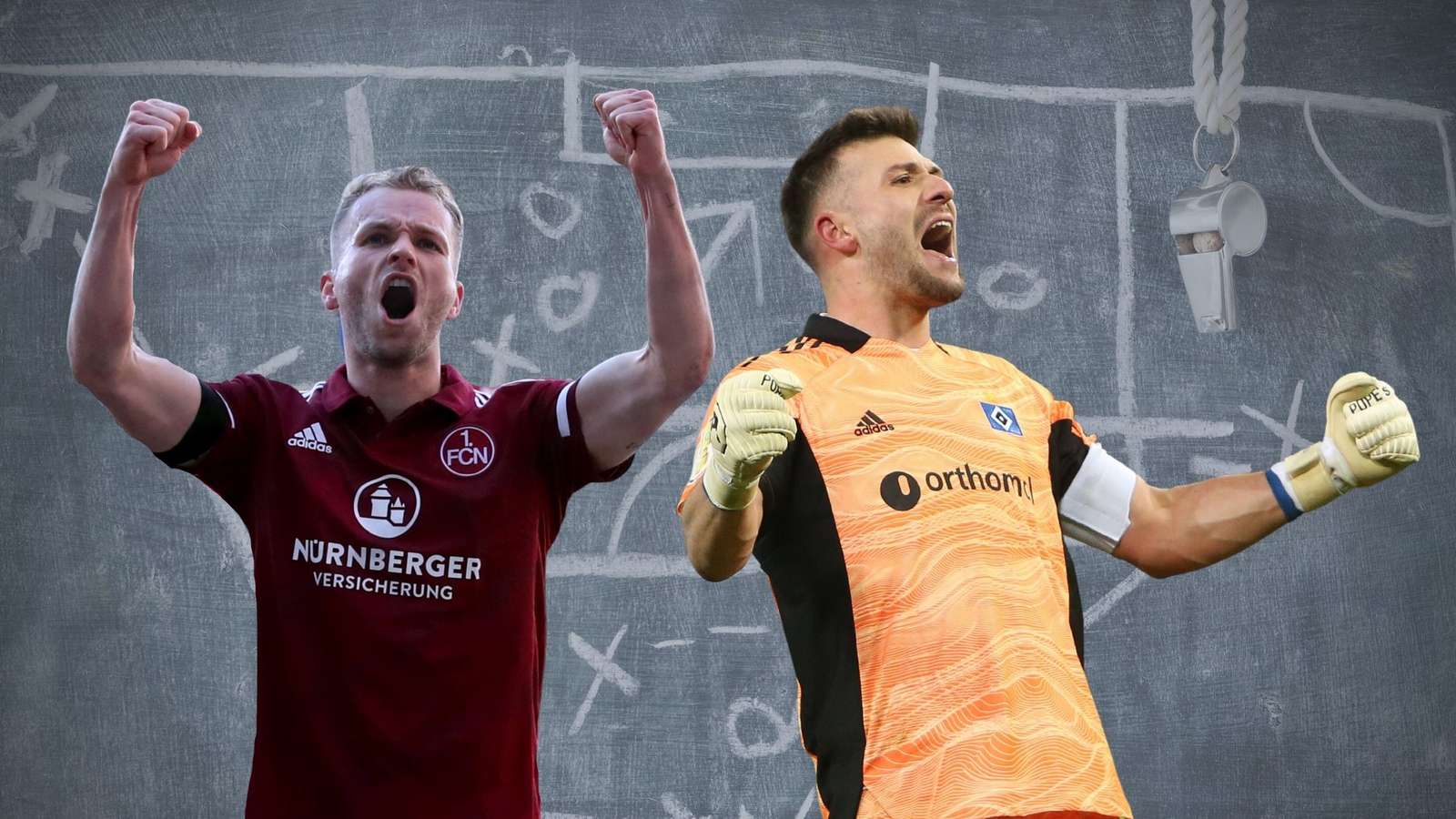 Aufstellungen: Teilnehmer: Hsv Gegen Fcn