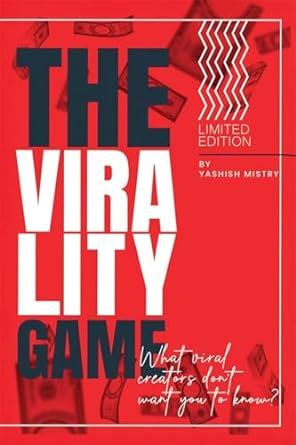 Buy The Virality Game What Viral Creators Don T Want You To Know Book Buy The Virality Game What Viral Creators Don T Want You To Know Book