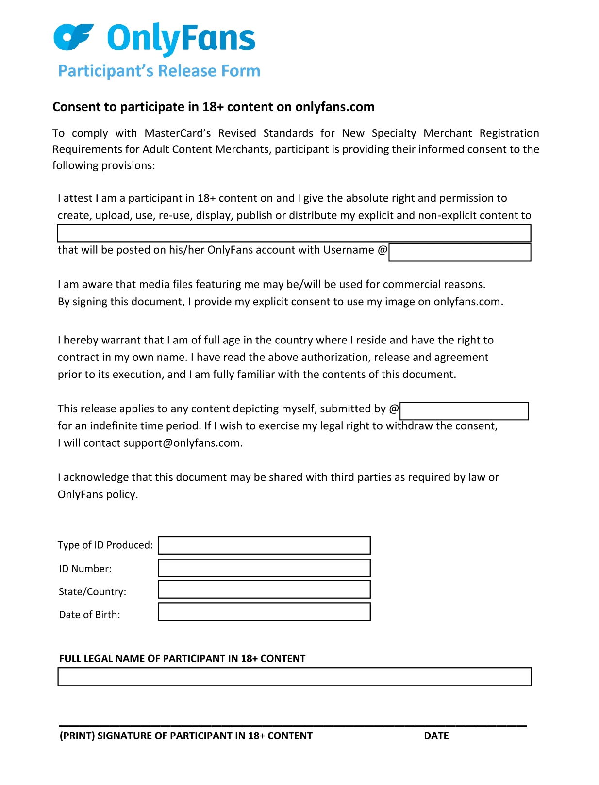 5 Essential Tips for OnlyFans Release Forms 5 Essential Tips for OnlyFans Release Forms
