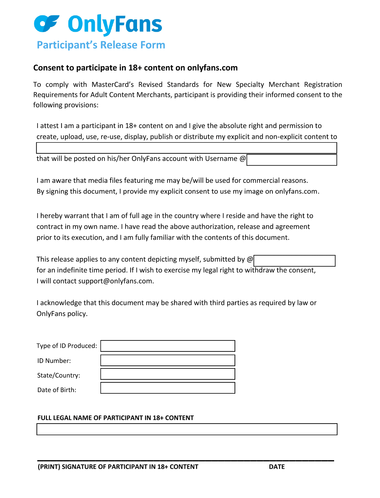 5 Essential OnlyFans Release Form PDF Tips 5 Essential OnlyFans Release Form PDF Tips